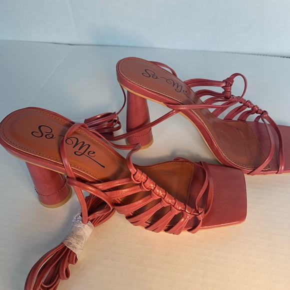 MISS LOLA Heels: style LORNA - MAUVE - Picture 2 of 2